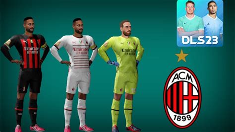 DLS 23 AC Milan Kits 2023 .